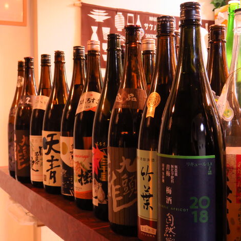 名古屋 栄 しぼり出る順番で名前が違う 日本酒専門店ゆとり